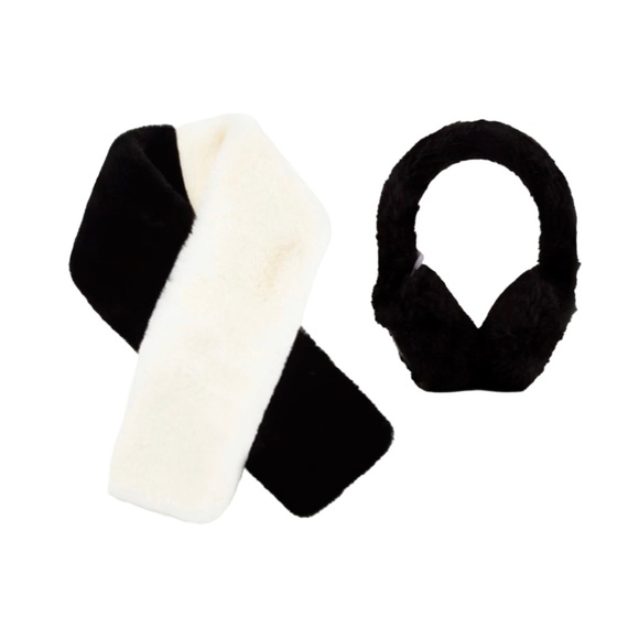 NEW Apparis Layne Faux Fur Stole & Ear Muff Bundle Set ON TREND - Picture 11 of 12